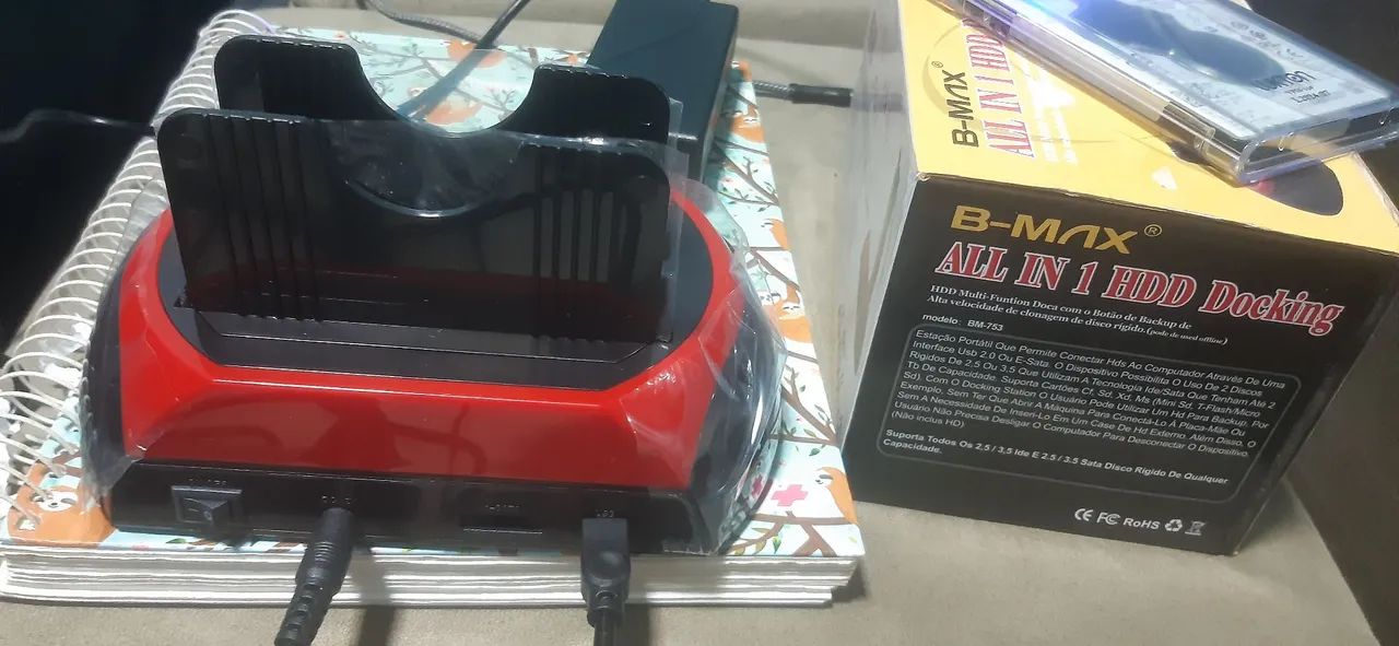 Docking Station para HD SATA USB 2.0/3.0 B-Max BM-753 - Foto 3