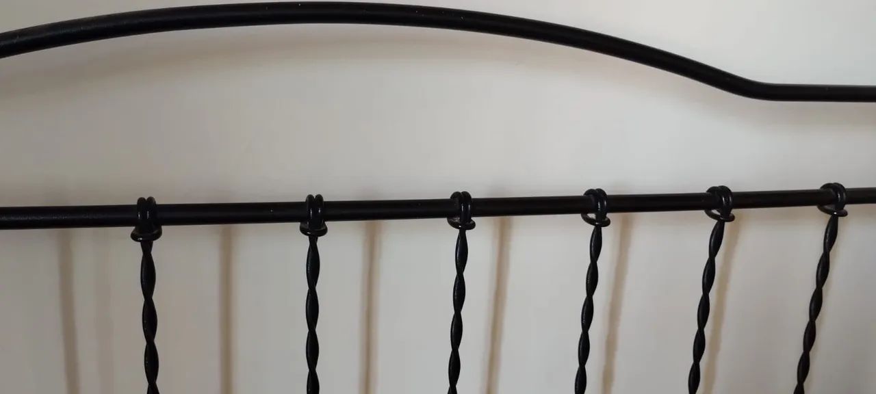 Cabeceira de Cama de Ferro - Rústica e Elegante - Foto 4