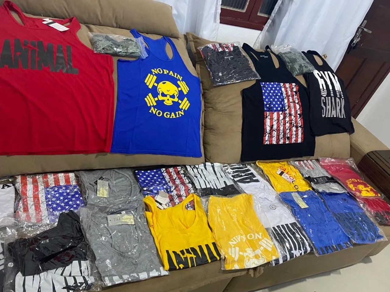 Regata animal e outras estampas P,M,G - Foto 3