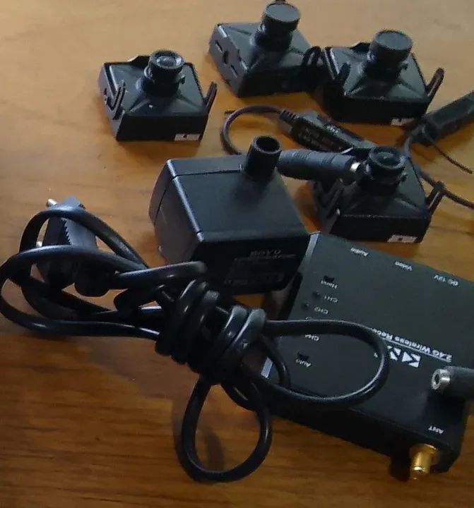 Lote de Câmeras de Segurança Wireless 2.4G Detalhes - Foto 2