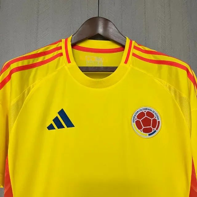 Camisa Seleção da Colômbia I 24/25 - Adidas - Torcedor - Amarela - Foto 4