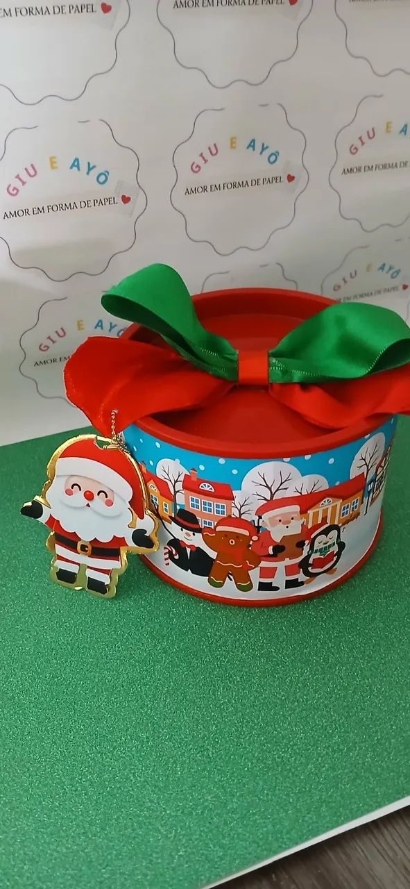 Tubo latas personalizadas Natalinas64407623845250124