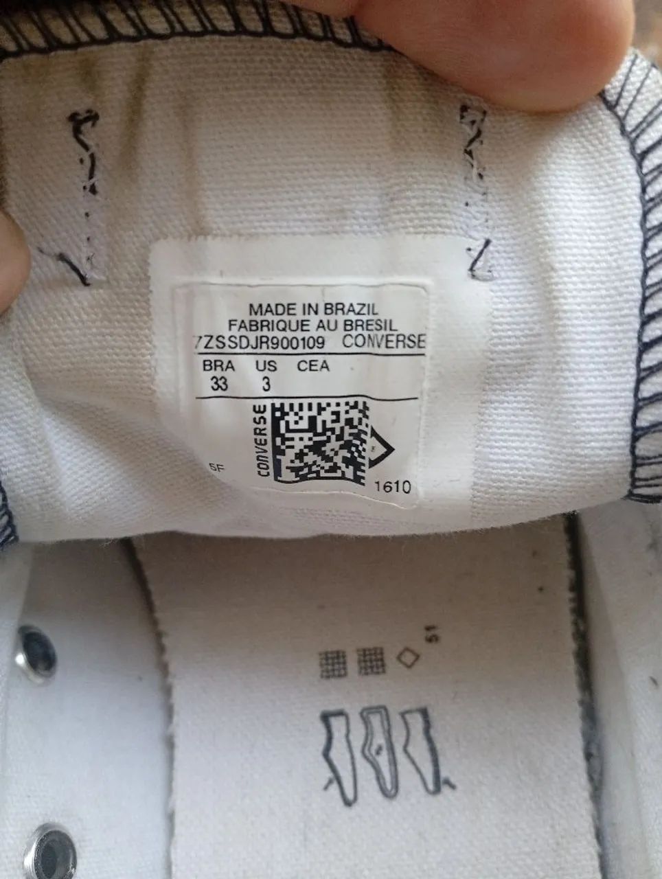 Converse All Star Branco - Original - Foto 2