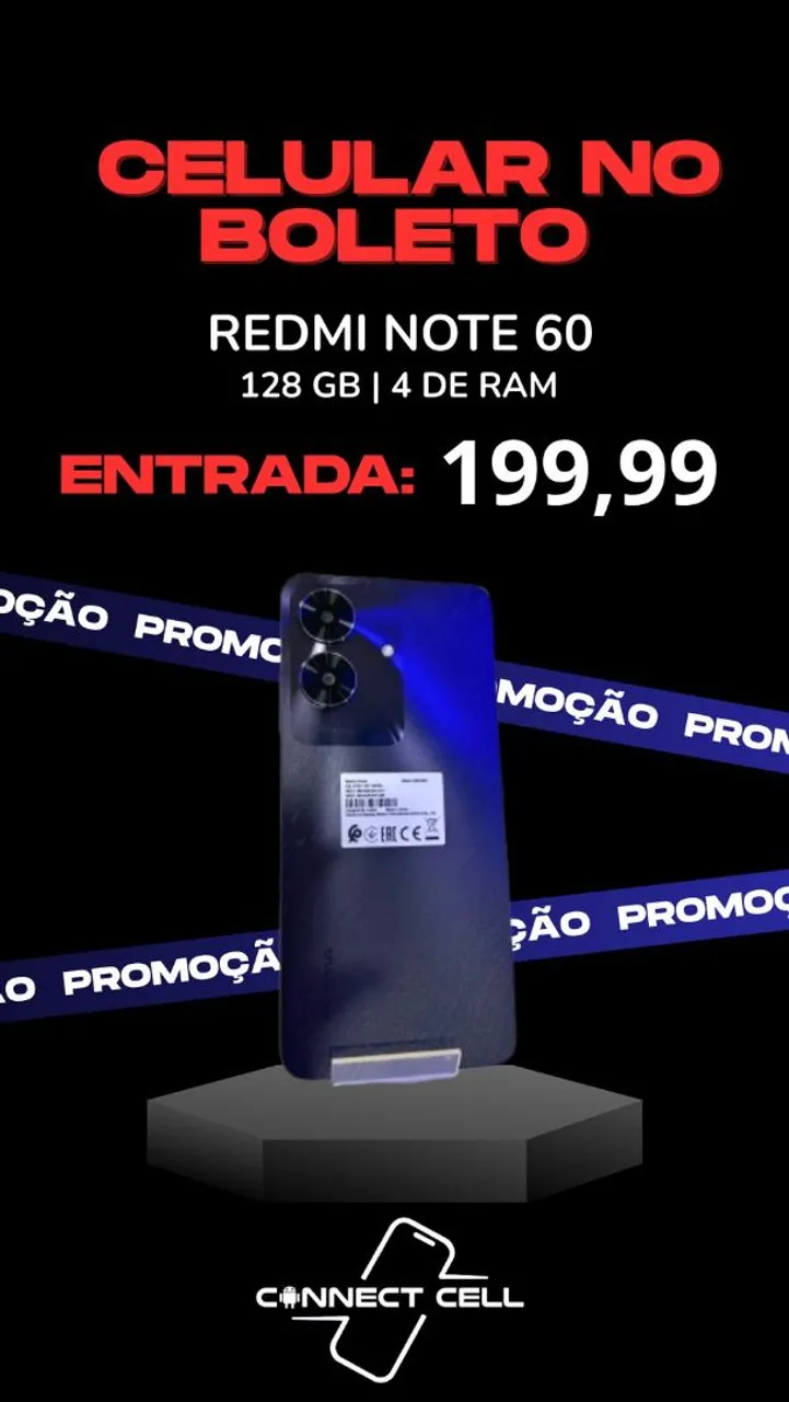 CELULAR NO BOLETO PARA NEGATIVADOS