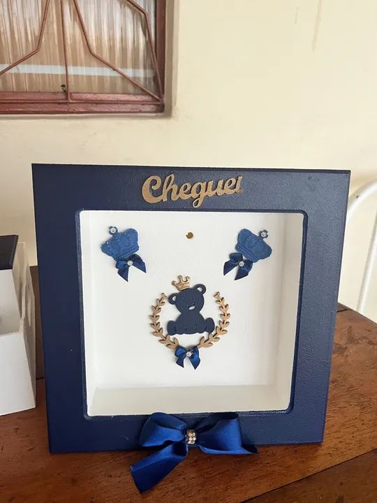 Kit  higiene para Bebê Príncipe - Ursinho Azul - Foto 4