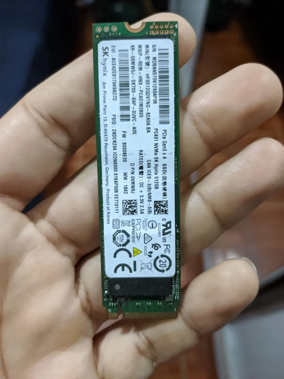SSD NVME M.2 - 512 GB