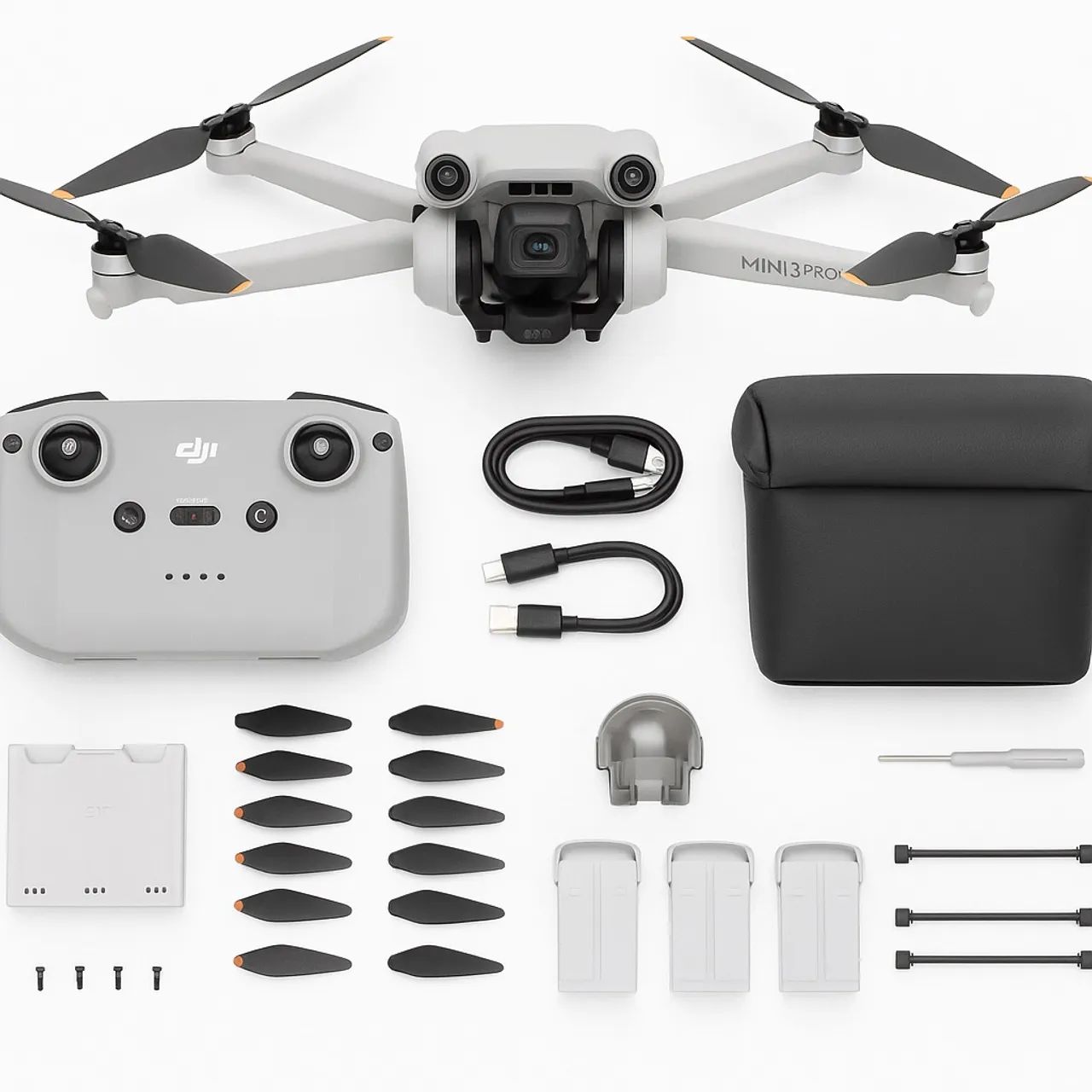 Drone DJI mini 3 Pro com Kit Fly More POUQUÍSSIMO USO - Foto 2