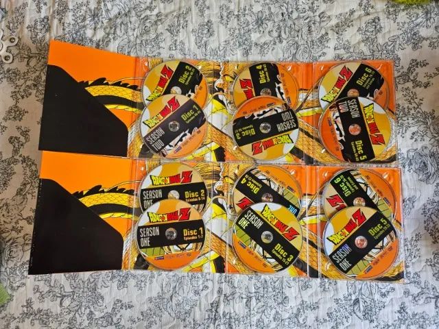 1º e 2º temporada de Dragon Ball Z em Inglês e Japonês, 12 DVD's - Foto 2