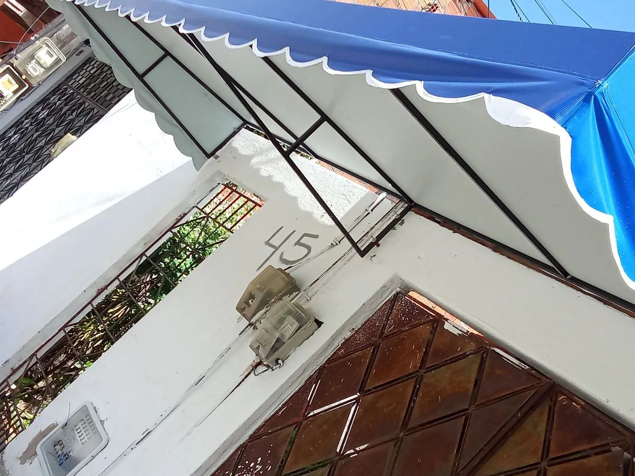 Toldo arqueado na cor azul - Foto 3