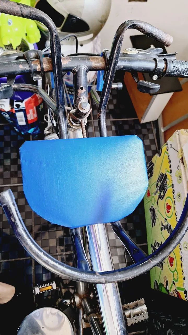 Assento Infantil em Metal com Almofada Azul - Foto 6