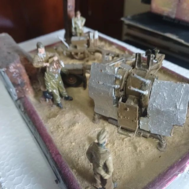 german 2 cm flakvierling 38 1/35 scale - Foto 3