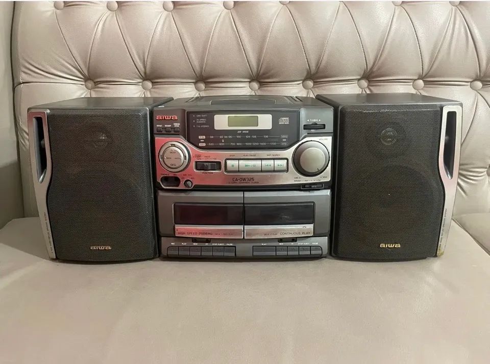 Som Aiwa CA-DW325 CD, Rádio e Toca Fitas - Aparelhos de Som