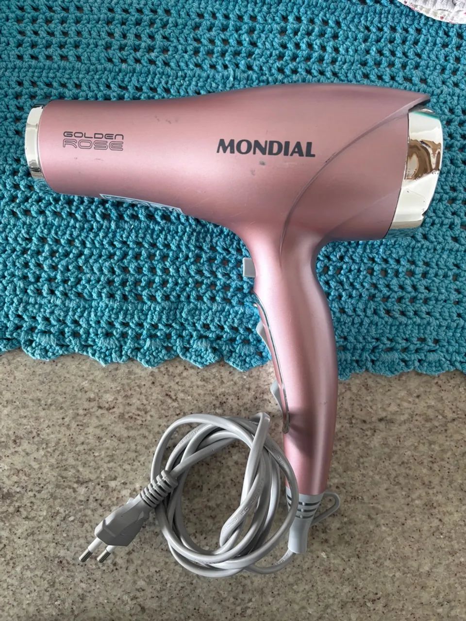 Secador de Cabelo Mondial Golden Rose