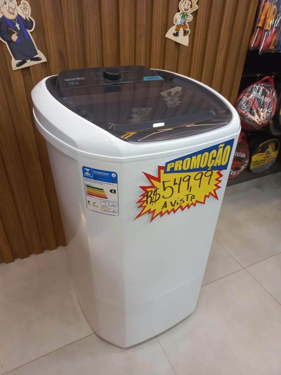 Máquina de Lavar Wanke 10kg - Promoção à vista! - Foto 3