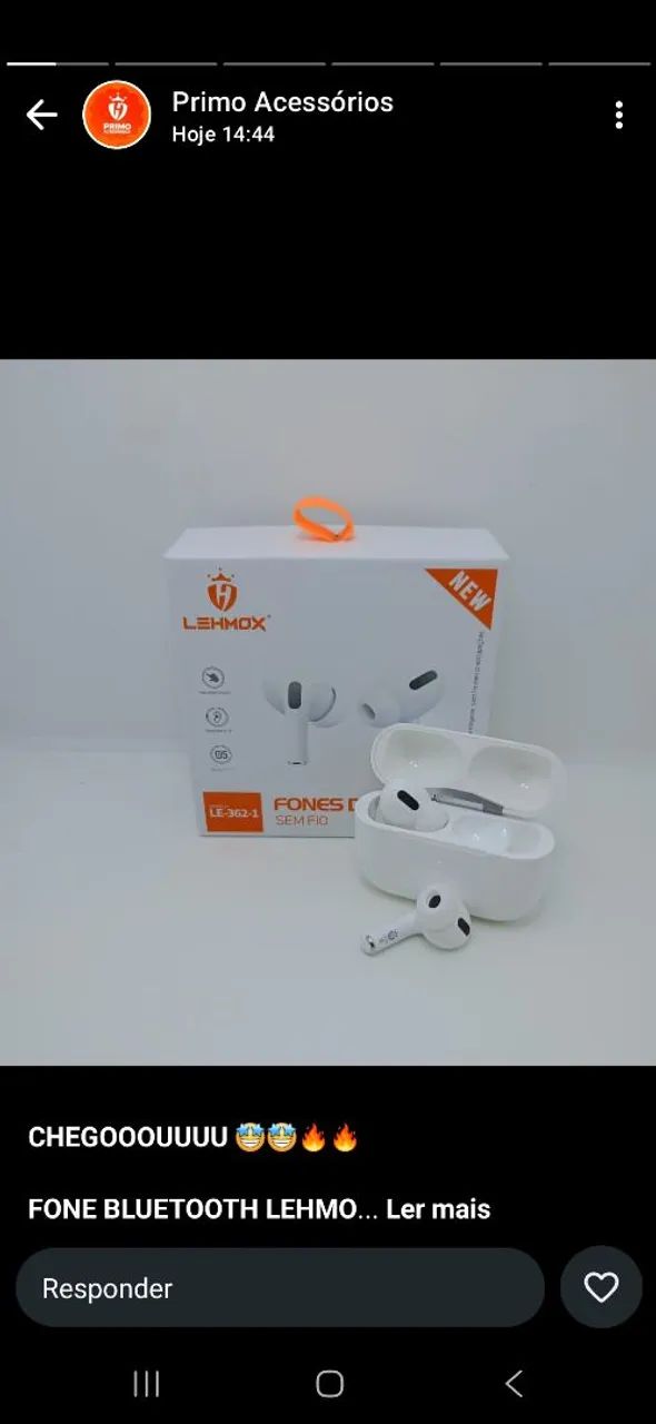 Fone Bluetooth LEHMOX - Sem Fio