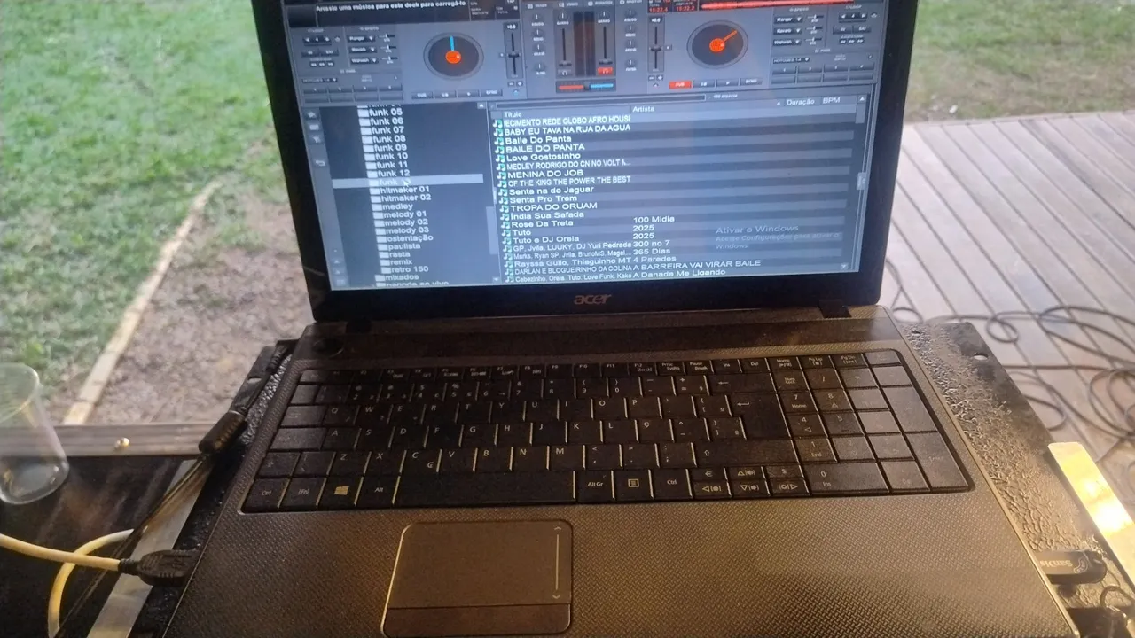 Notebook Acer p/ DJ com Software