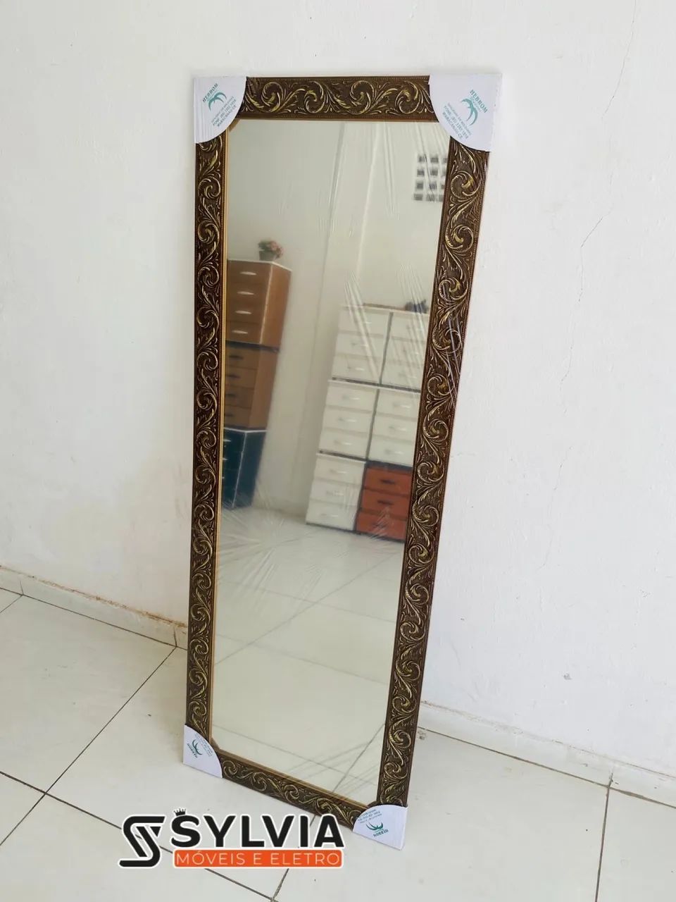 Espelho grande na moldura  - Foto 2