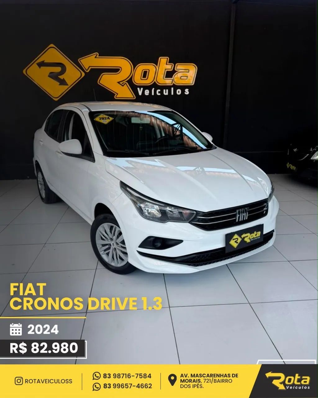 Fiat Cronos Drive 1.3 8V Flex 2024