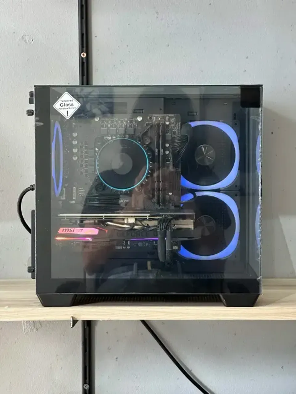 PC Gamer | Intel Core i3 12100F | Placa-mãe H610M | 16GB | GTX