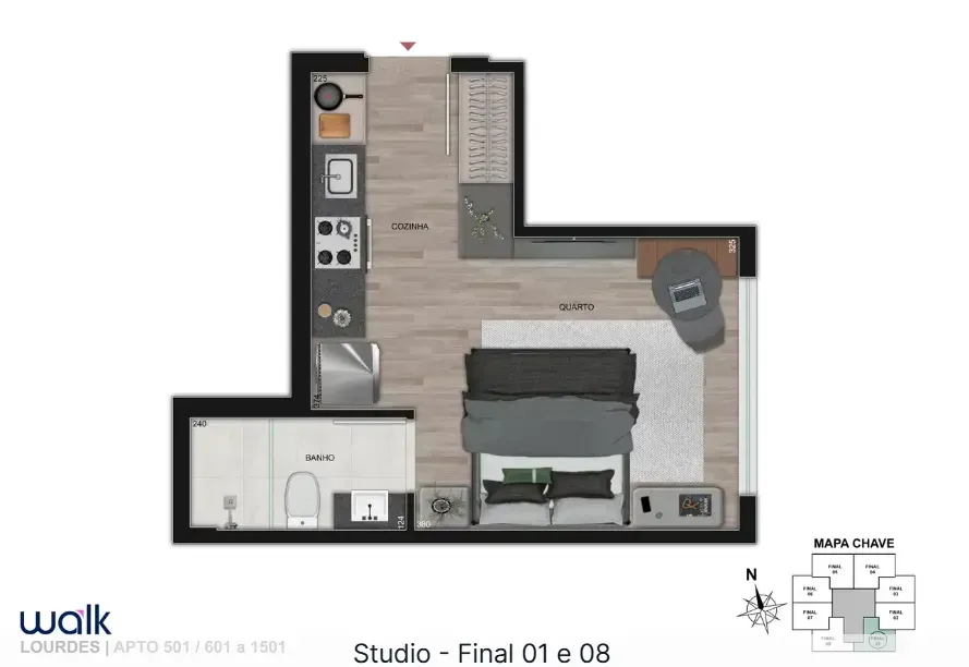 PLANTA 28m²