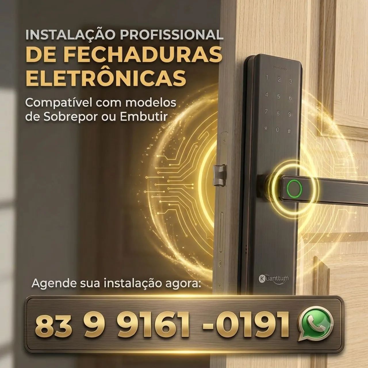 Precisando instalar sua fechadura eletrônica? 
