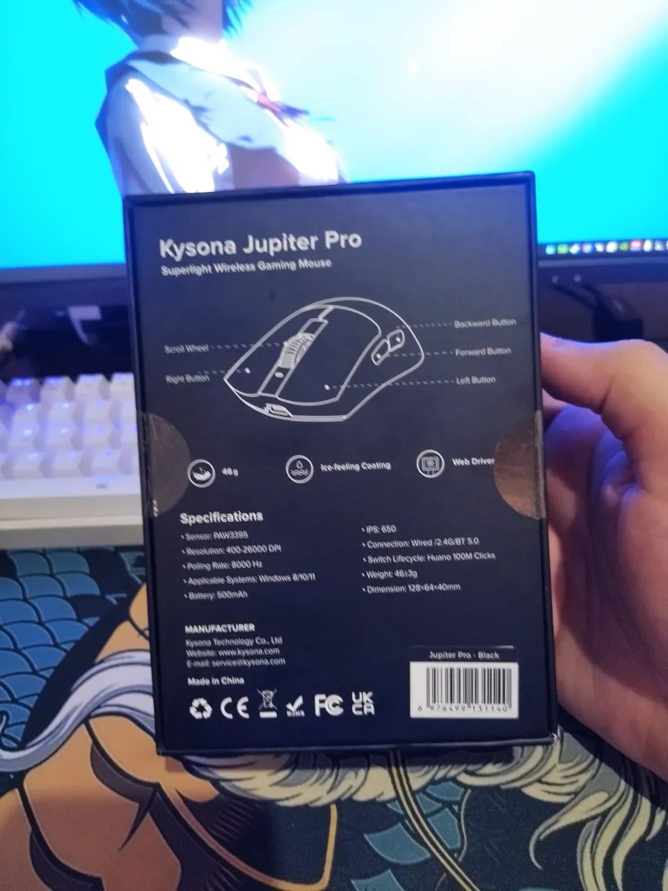 Mouse Kysona Júpiter Pro - Foto 3