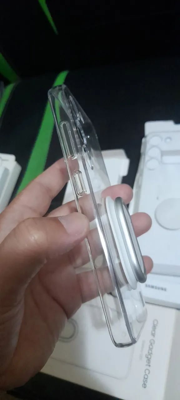 Capa clear gadget galaxy s23 ou s23 plis - Foto 4