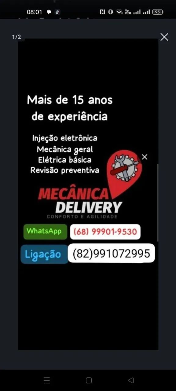 Mecânico delivery 