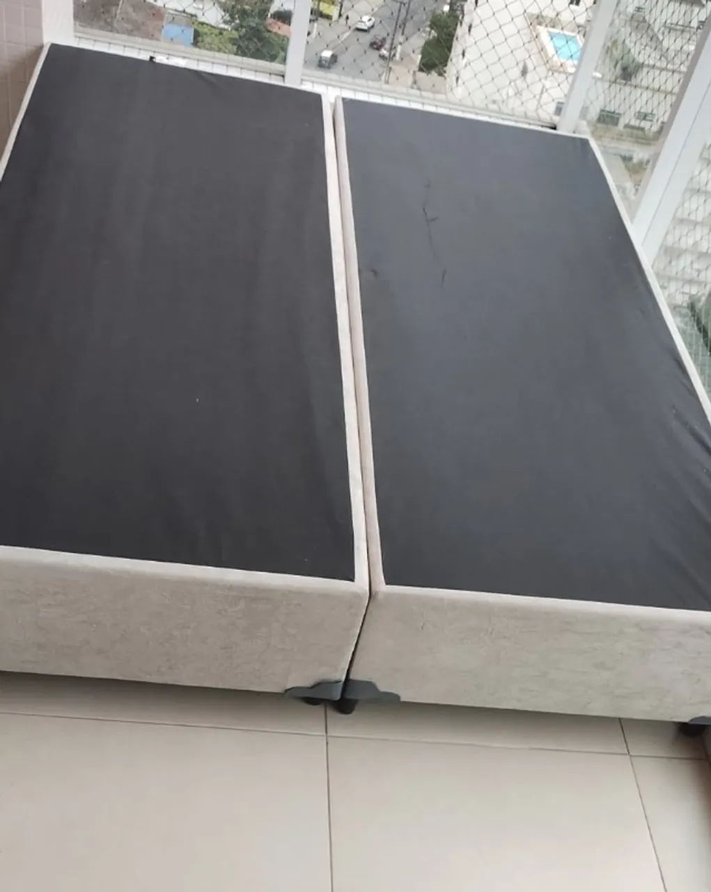 Base Cama Box Queen Bipartida