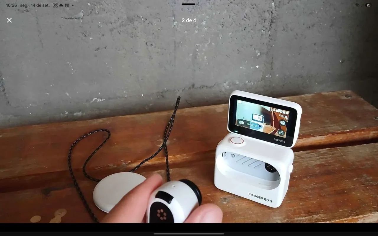 Insta 360 Go 3 COM ACTION POD E COLAR MAGNETICO - Foto 2