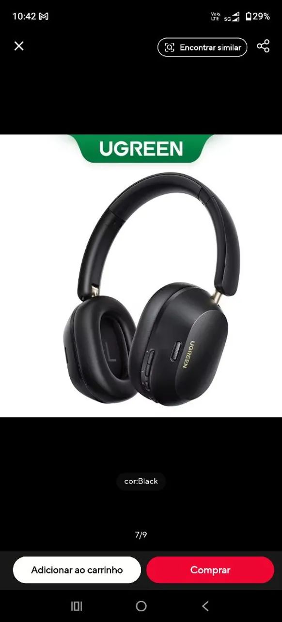 Fone de ouvido bluetooth Ugreen HiTune Max 5c - Foto 2