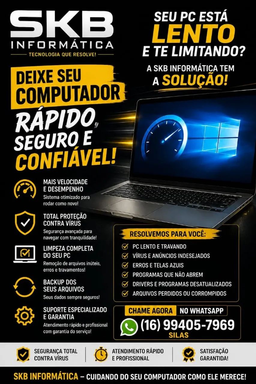 Formatação e Otimizações para seu Computador 
