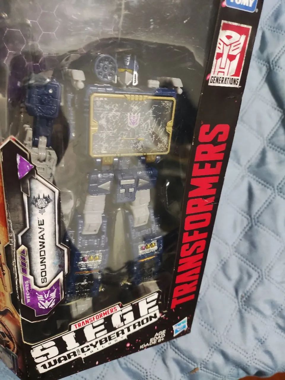 Transformers Siege Soundwave Lacrado - Foto 3