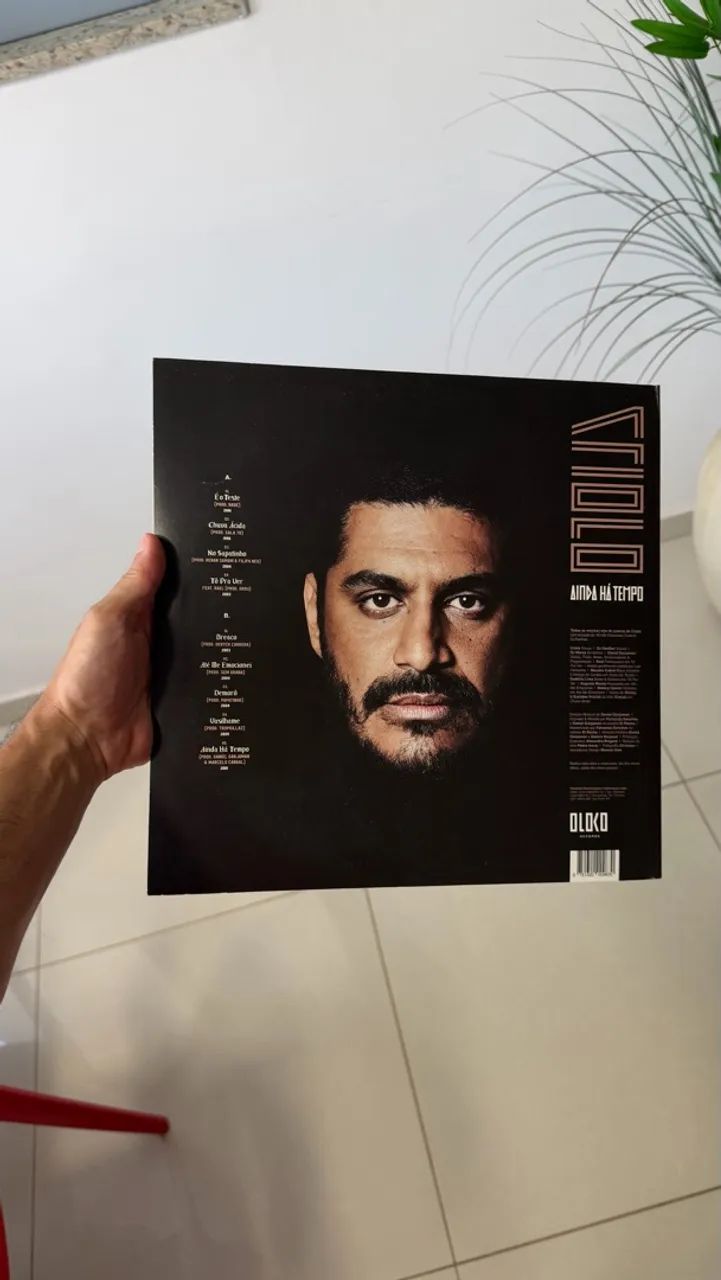 Disco de vinil LP Criolo - Ainda Há Tempo - Oloko Records (2016) - Foto 2