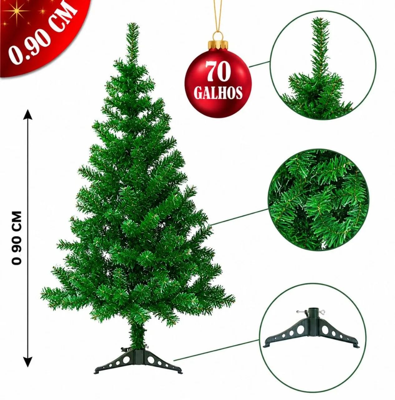 ÁRVORE DE NATAL / 70 UNIDADES  - Foto 2