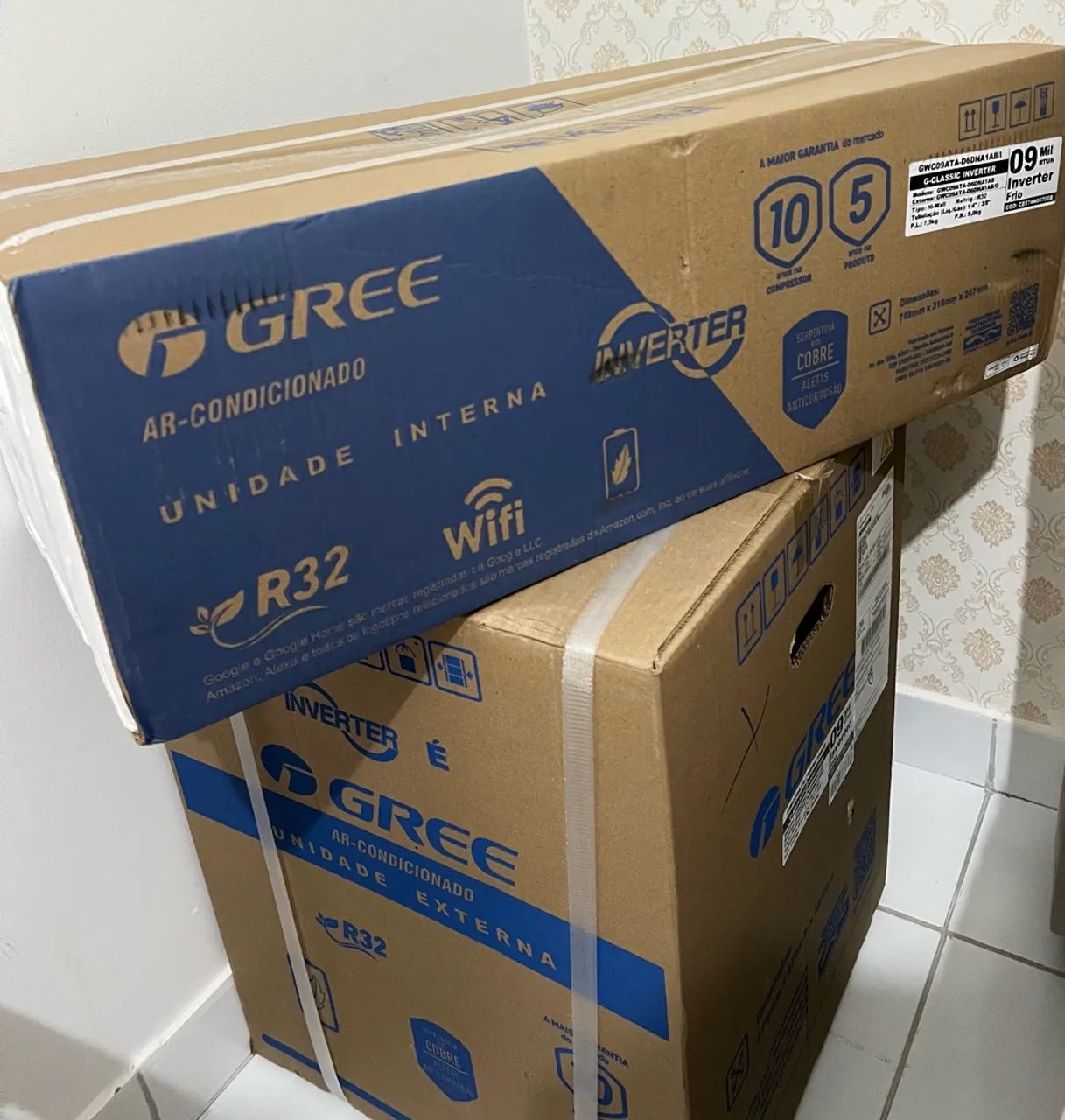 Ar condicionado Gree inverter 9.000 BTUs