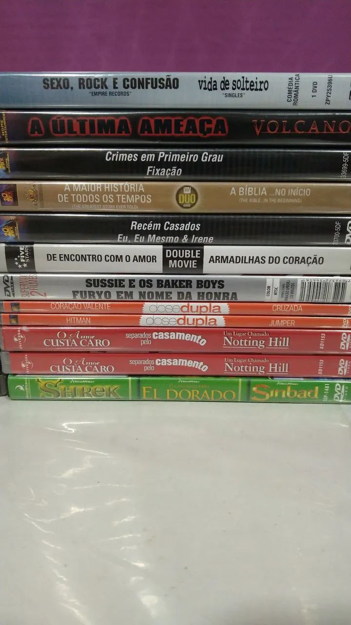 Dvds com 2 e 3 filmes originais. - Foto 3