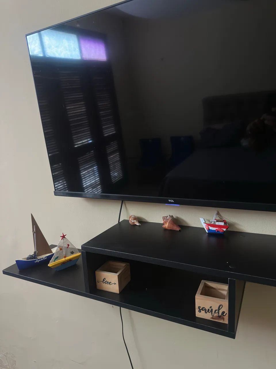 Rack pra tv suspenso 
