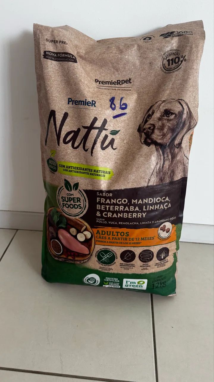 Vendo ração Natu 12Kg - Foto 2