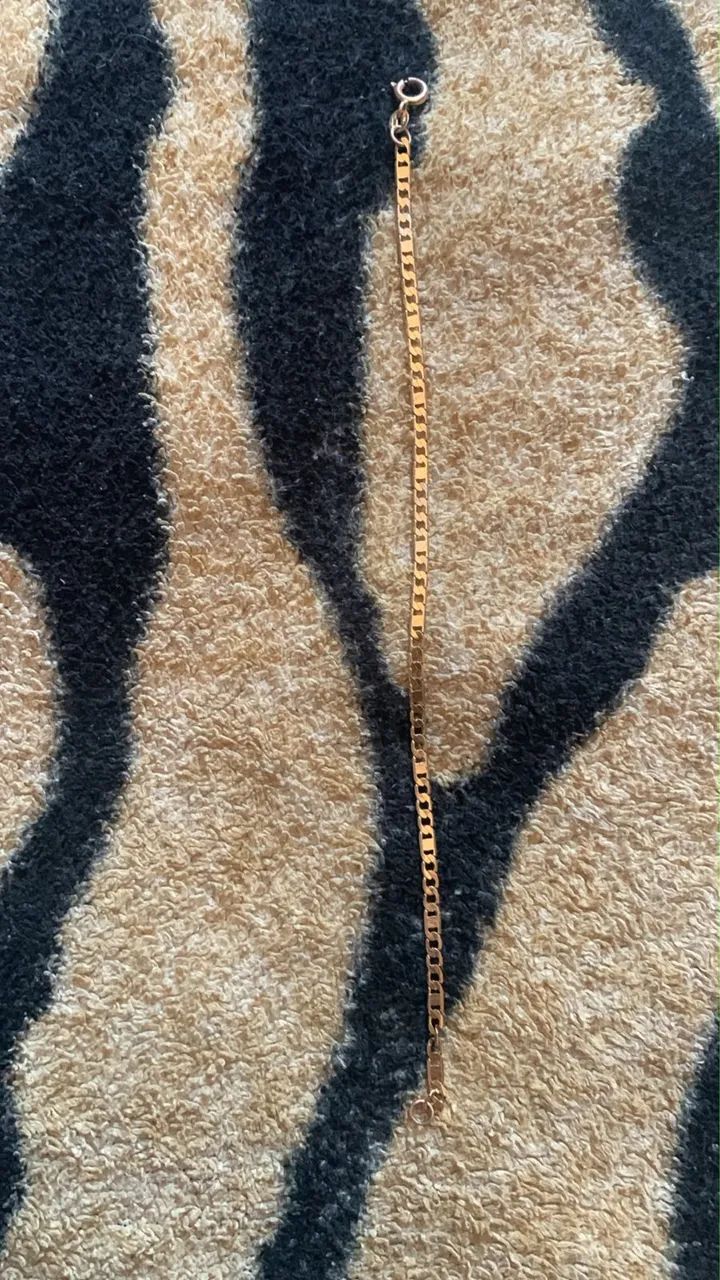 Pulseira banhado a ouro, 18k