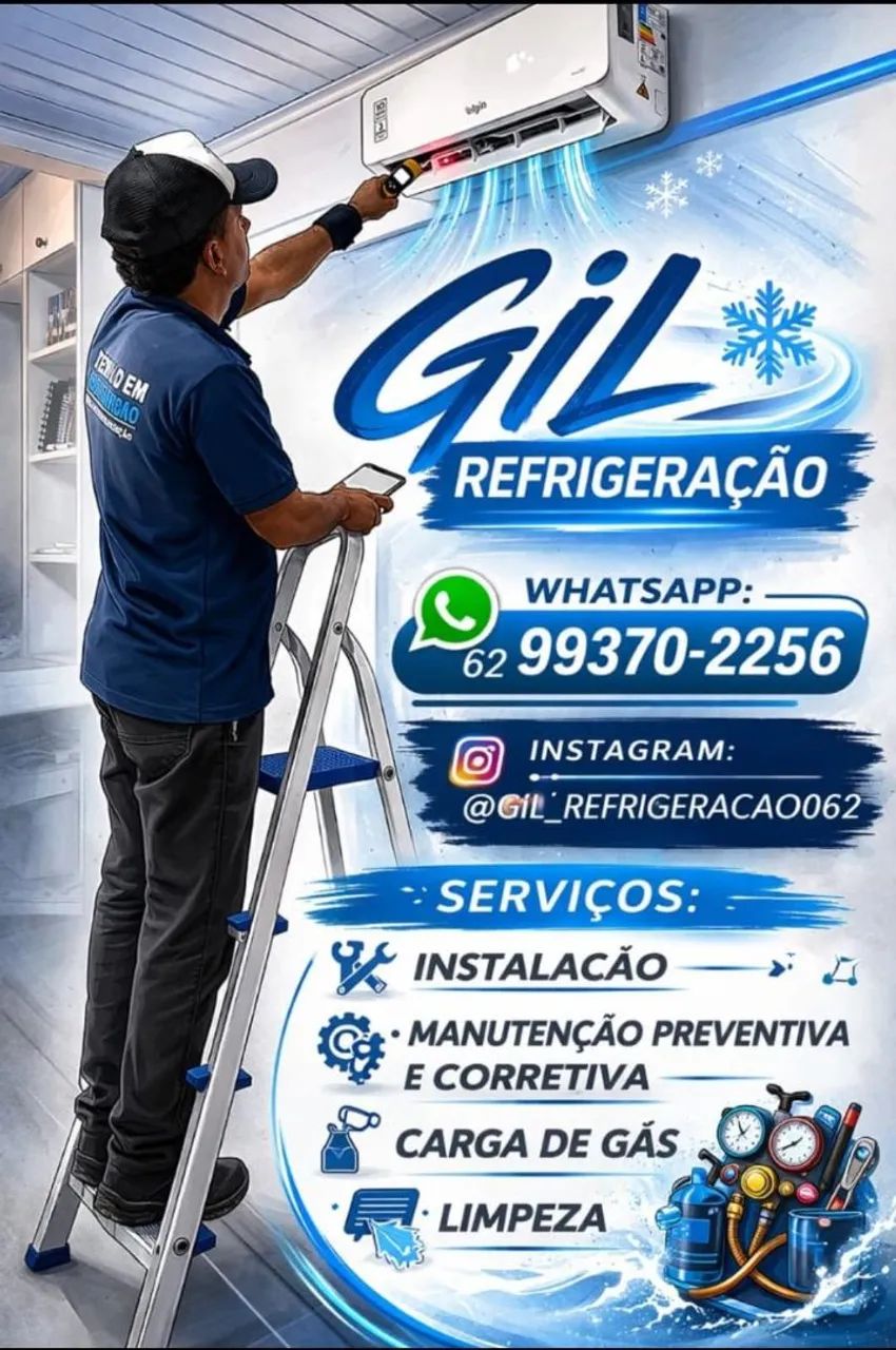 Instalação e manutenção de ar-condicionado split 
