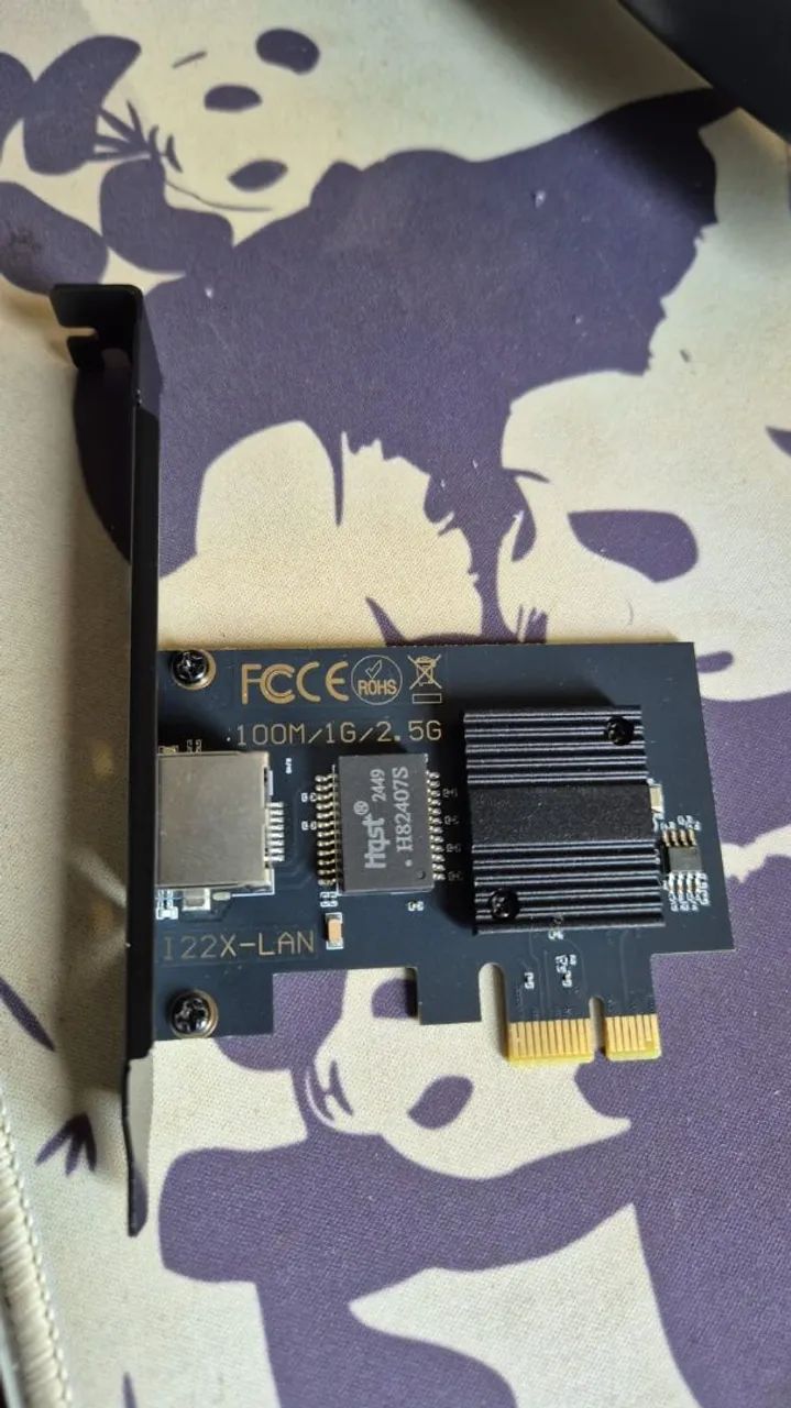Placa de rede 100/1000/2500 Intel I226-V 2.5gbps