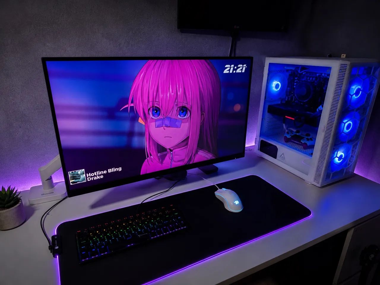 MONITOR GAMER 180HZ | AOC GAMING | 27 POLEGADAS | + BRAÇO ARTICULADO