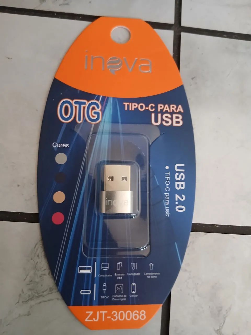 KIT 2 ADAPTADORES OTG TIPO C USB