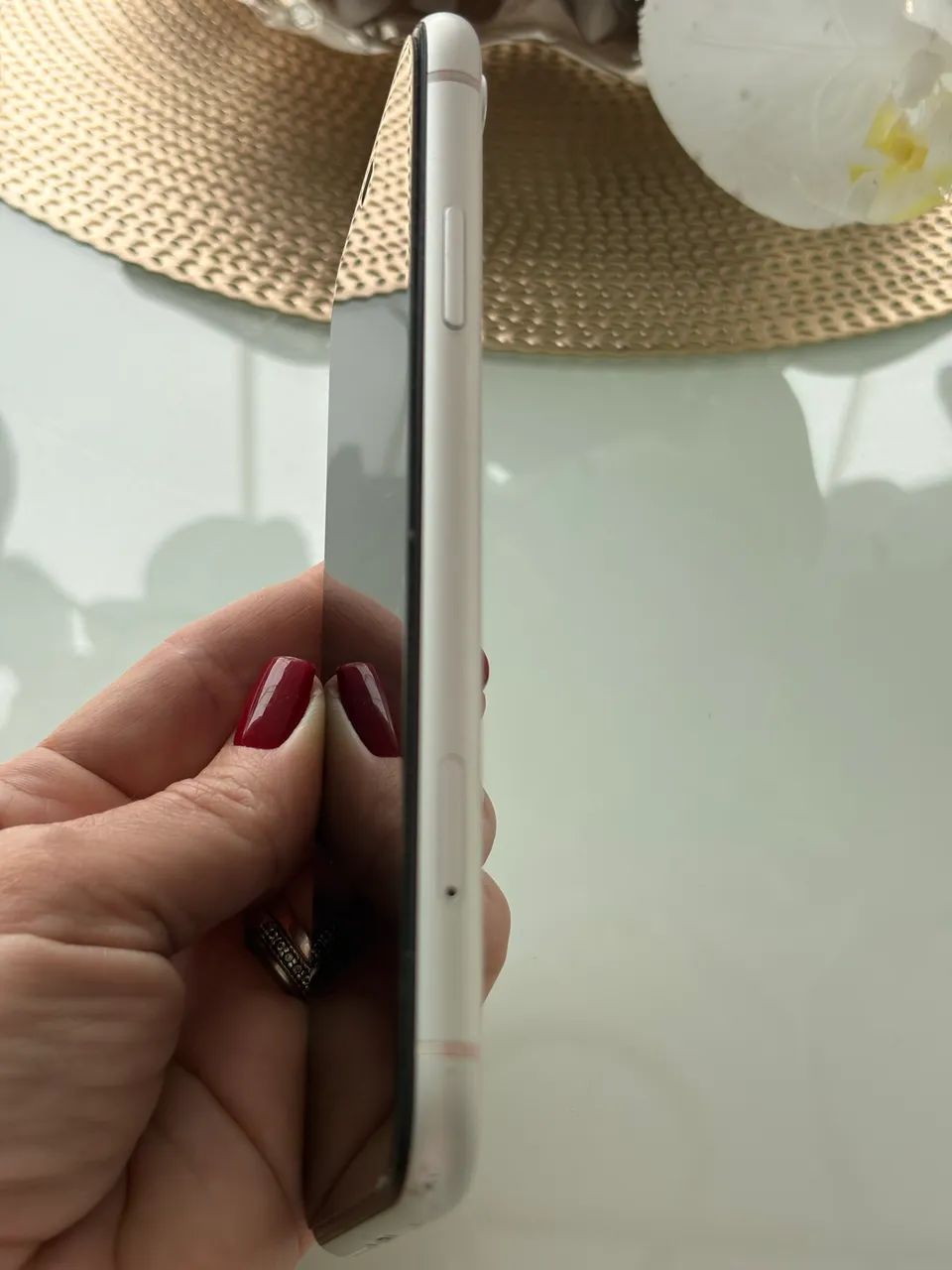 iPhone branco impecável 