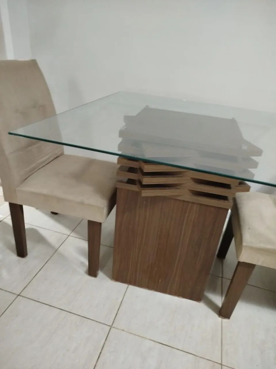Mesa de jantar quadrada - Foto 2
