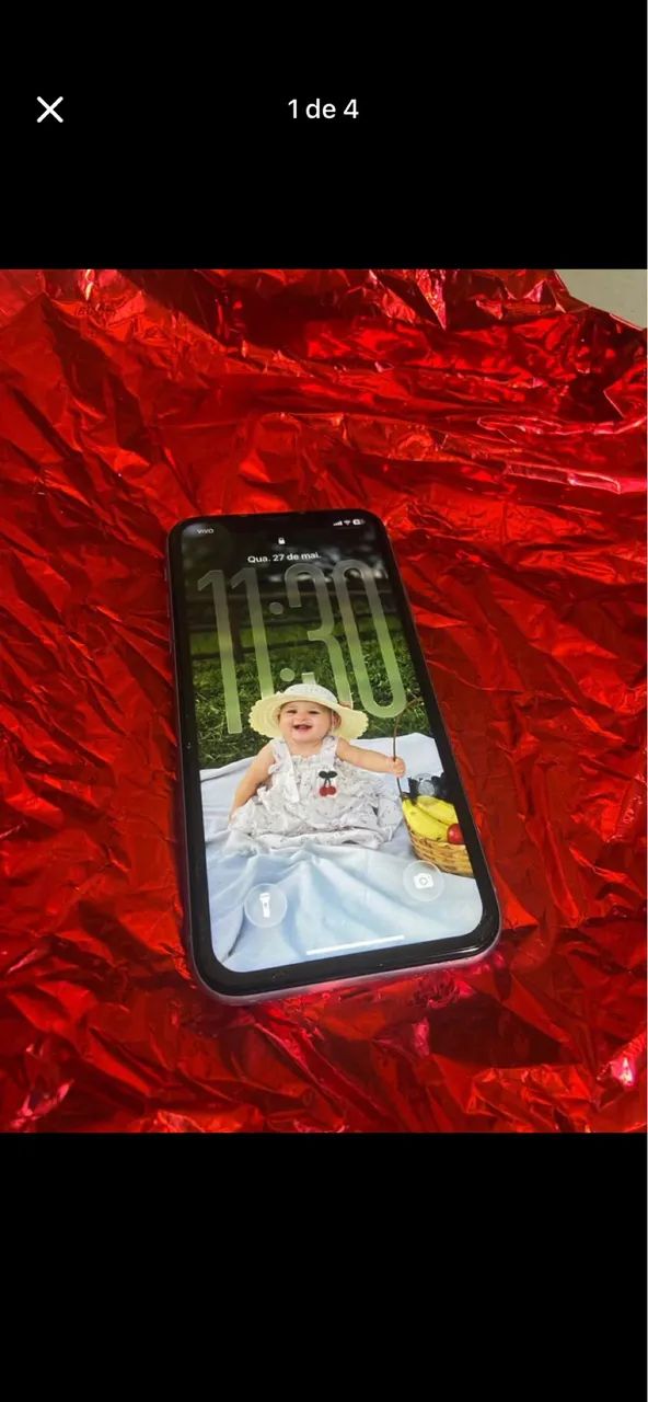 Vendo iPhone 11 lilás 256gb - Foto 3