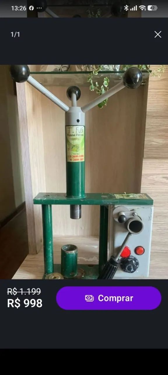 Injetora j Flex para protético dental 220 volts - Foto 3