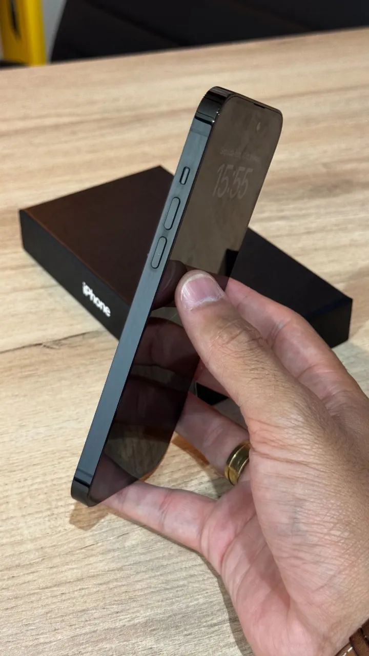 iPhone 14 Pro Max 128GB Space Black - Loja física! Com 3 meses de