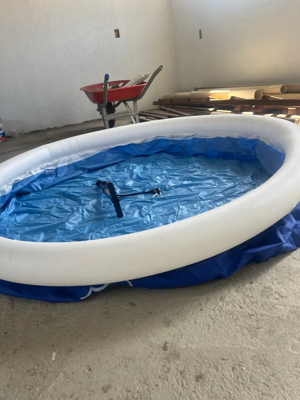 Piscina circular 1000 litros inflável  - Foto 2